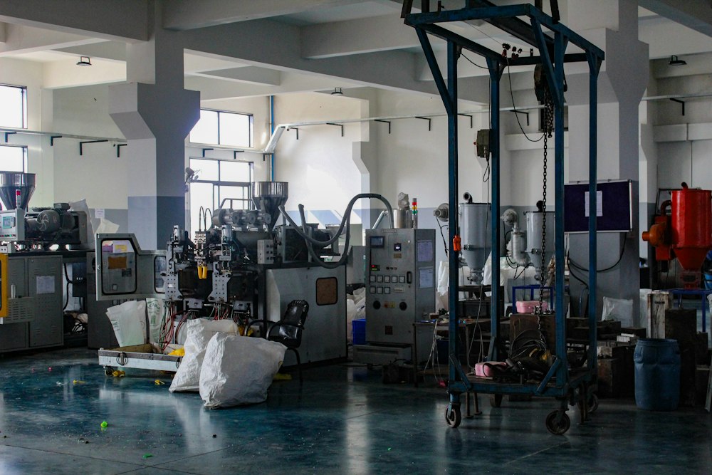 Area produksi di fasilitas industri